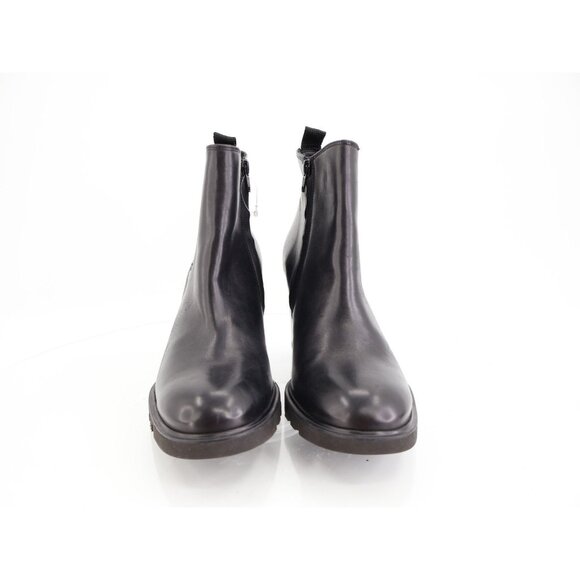 Paul Green Sahara Block Heel Chelsea Boot Black Leather Size 10.5 US 8 UK - Picture 3 of 12